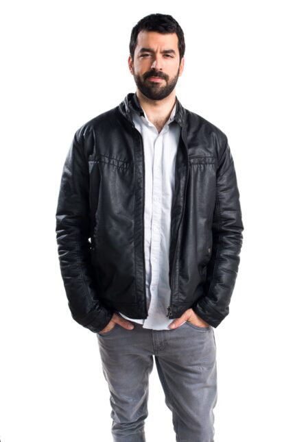 Men's Premium Black Leather Jacket